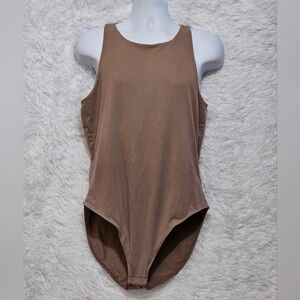 Old Navy Brown Bodysuit Butter Soft Womens Size XXL